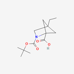 2-[(Tert-butoxy)carbonyl]-4-ethyl-2-azabicyclo[2.1.1]hexane-1-carboxylicacid - 