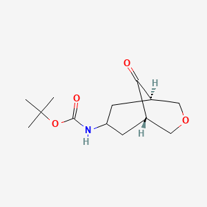 tert-Butyl N-[endo-9-oxo-3-oxabicyclo[3.3.1]nonan-7-yl]carbamate - 