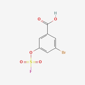 3-Bromo-5-[(fluorosulfonyl)oxy]benzoic acid - 