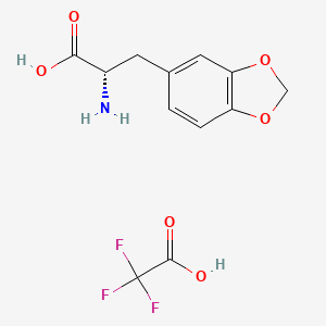 (2S)-2-amino-3-(1,3-dioxaindan-5-yl)propanoic acid, trifluoroacetic acid - 