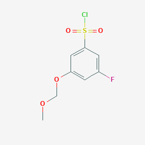 3-Fluoro-5-(methoxymethoxy)benzene-1-sulfonyl chloride - 