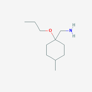 (4-Methyl-1-propoxycyclohexyl)methanamine - 