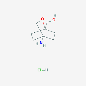 (4-Amino-2-oxabicyclo[2.2.2]octan-1-YL)methanol hydrochloride - 