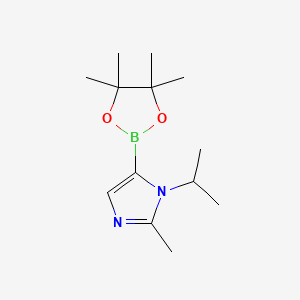 2-methyl-1-(propan-2-yl)-5-(4,4,5,5-tetramethyl-1,3,2-dioxaborolan-2-yl)-1H-imidazole - 2911594-36-8