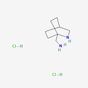 1-{2-Azabicyclo[2.2.2]octan-1-yl}methanamine dihydrochloride - 