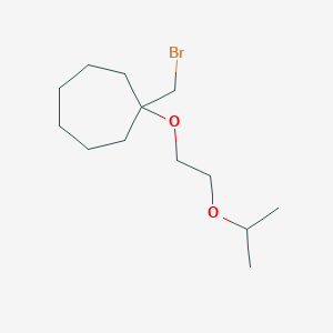 1-(Bromomethyl)-1-(2-isopropoxyethoxy)cycloheptane - 