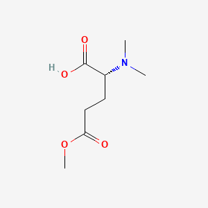 (2R)-2-(dimethylamino)-5-methoxy-5-oxopentanoic acid - 