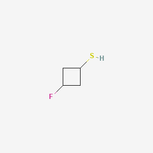 3-Fluorocyclobutane-1-thiol - 
