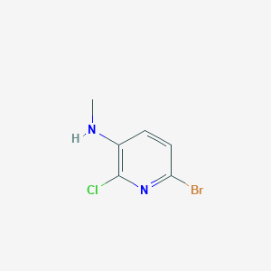 6-bromo-2-chloro-N-methylpyridin-3-amine - 