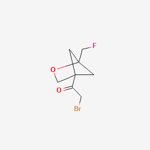 2-Bromo-1-[1-(fluoromethyl)-2-oxabicyclo[2.1.1]hexan-4-yl]ethan-1-one - 