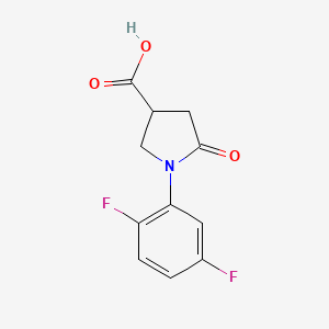 1-(2,5-Difluorophenyl)-5-oxopyrrolidine-3-carboxylic acid - 