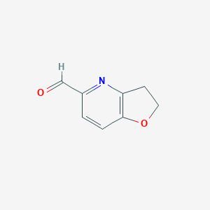 2H,3H-furo[3,2-b]pyridine-5-carbaldehyde - 