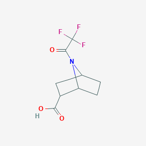 7-(2,2,2-Trifluoroacetyl)-7-azabicyclo[2.2.1]heptane-2-carboxylic acid - 
