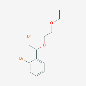 1-Bromo-2-(2-bromo-1-(2-ethoxyethoxy)ethyl)benzene - 