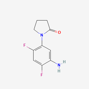 1-(5-Amino-2,4-difluorophenyl)pyrrolidin-2-one - 