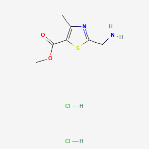 Methyl 2-(aminomethyl)-4-methyl-1,3-thiazole-5-carboxylate dihydrochloride - 