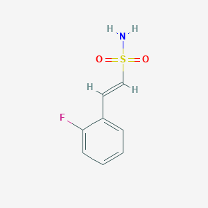2-(2-Fluorophenyl)ethene-1-sulfonamide - 