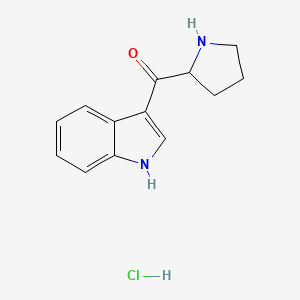 3-(pyrrolidine-2-carbonyl)-1H-indole hydrochloride - 