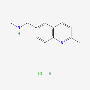 Methyl[(2-methylquinolin-6-yl)methyl]amine hydrochloride - 