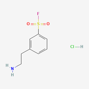 3-(2-Aminoethyl)benzene-1-sulfonyl fluoride hydrochloride - 