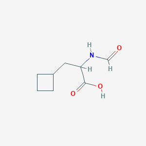 3-Cyclobutyl-2-formamidopropanoic acid - 