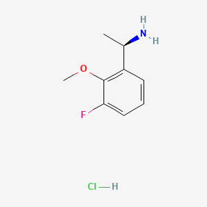 (1R)-1-(3-fluoro-2-methoxyphenyl)ethan-1-amine hydrochloride - 