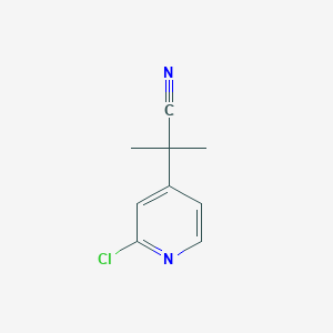 2-(2-Chloropyridin-4-yl)-2-methylpropanenitrile - 