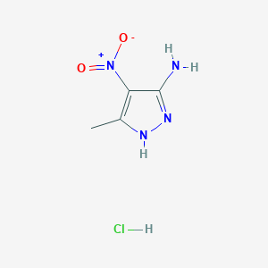 3-methyl-4-nitro-1H-pyrazol-5-amine hydrochloride - 