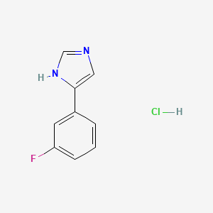 4-(3-fluorophenyl)-1H-imidazole hydrochloride - 