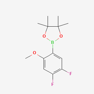2-(4,5-Difluoro-2-methoxyphenyl)-4,4,5,5-tetramethyl-1,3,2-dioxaborolane - 