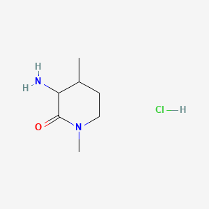 3-Amino-1,4-dimethylpiperidin-2-one hydrochloride - 