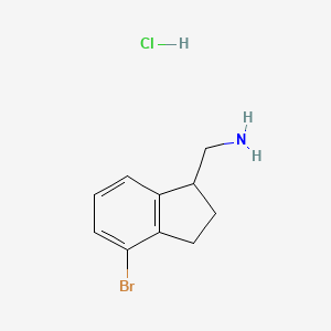 1-(4-bromo-2,3-dihydro-1H-inden-1-yl)methanaminehydrochloride - 