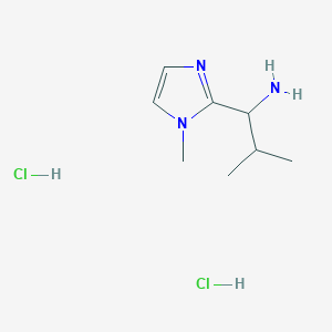 2-methyl-1-(1-methyl-1H-imidazol-2-yl)propan-1-amine dihydrochloride - 