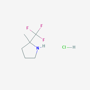 2-Methyl-2-(trifluoromethyl)pyrrolidinehydrochloride - 