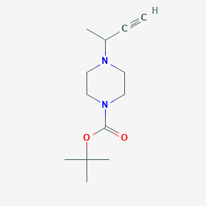 Tert-butyl4-(but-3-yn-2-yl)piperazine-1-carboxylate - 