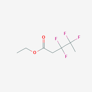 Ethyl 3,3,4,4-tetrafluoropentanoate - 