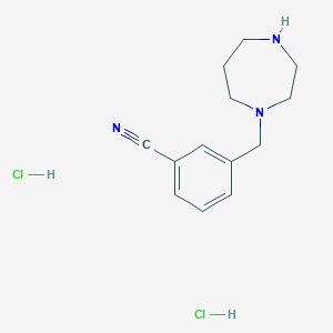 3-[(1,4-Diazepan-1-yl)methyl]benzonitrile dihydrochloride - 