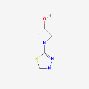 1-(1,3,4-Thiadiazol-2-yl)azetidin-3-ol - 
