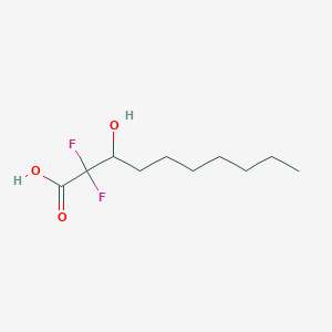 2,2-Difluoro-3-hydroxydecanoic acid - 