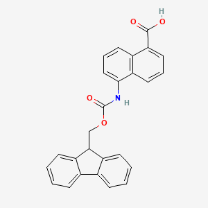 5-({[(9H-fluoren-9-yl)methoxy]carbonyl}amino)naphthalene-1-carboxylicacid - 