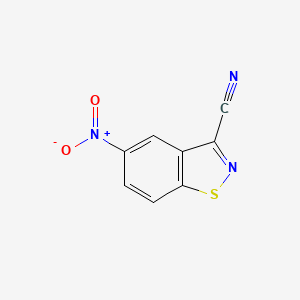 5-Nitro-1,2-benzothiazole-3-carbonitrile - 