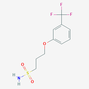 3-[3-(Trifluoromethyl)phenoxy]propane-1-sulfonamide - 