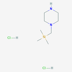 1-[(Trimethylsilyl)methyl]piperazinedihydrochloride - 