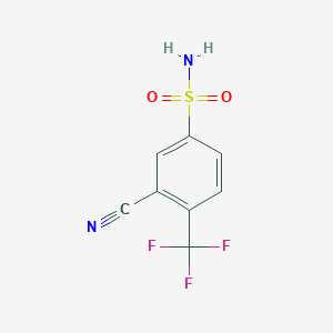 3-Cyano-4-(trifluoromethyl)benzenesulfonamide - 