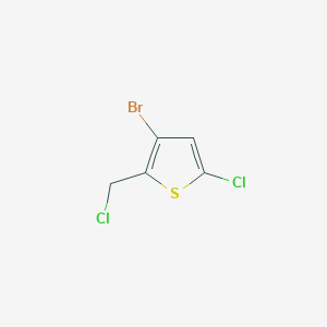 3-Bromo-5-chloro-2-(chloromethyl)thiophene - 