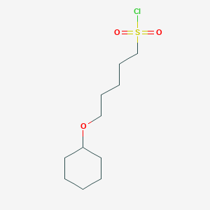 5-(Cyclohexyloxy)pentane-1-sulfonyl chloride - 