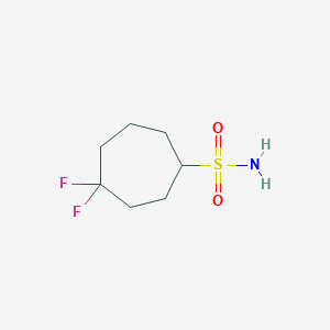 4,4-Difluorocycloheptane-1-sulfonamide - 