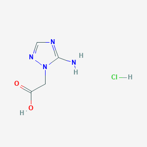 2-(5-amino-1H-1,2,4-triazol-1-yl)acetic acid hydrochloride - 