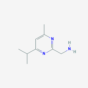 (4-Isopropyl-6-methylpyrimidin-2-yl)methanamine - 