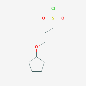 3-(Cyclopentyloxy)propane-1-sulfonyl chloride - 